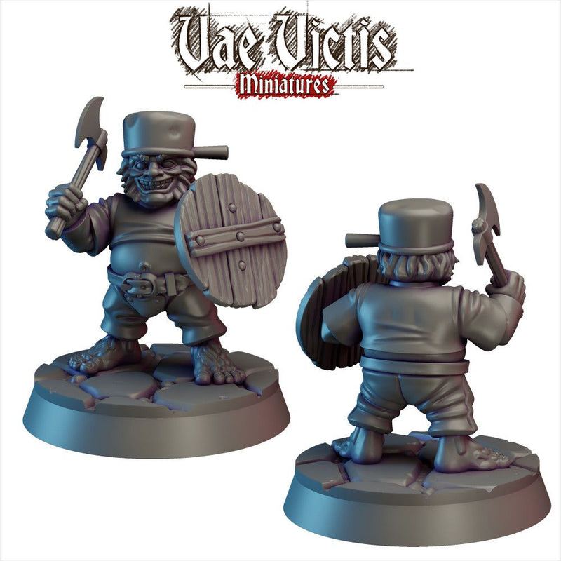 Halflings Vol.1 – 10 Mini Set – Vae Victis 3D printed tabletop miniature