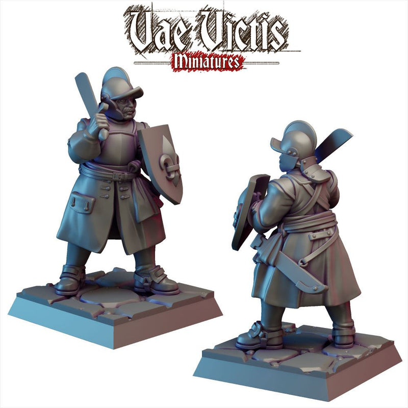 Vampire Hunter Infantry – 5 Mini Set – Vae Victis 3D printed tabletop miniature