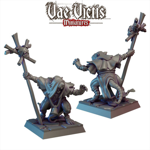 Ratfolk Sorcerer – Vae Victis 3D printed tabletop miniature
