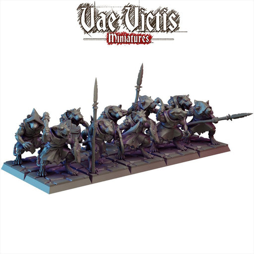 Ratfolk Vol.1 – 8 Mini Set – Vae Victis 3D printed tabletop miniature