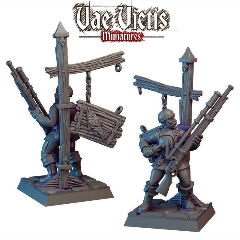 Rifleman Diorama – Vae Victis 3D printed tabletop miniature