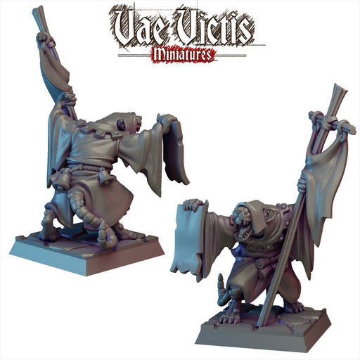 Ratfolk Priest – Vae Victis 3D printed tabletop miniature