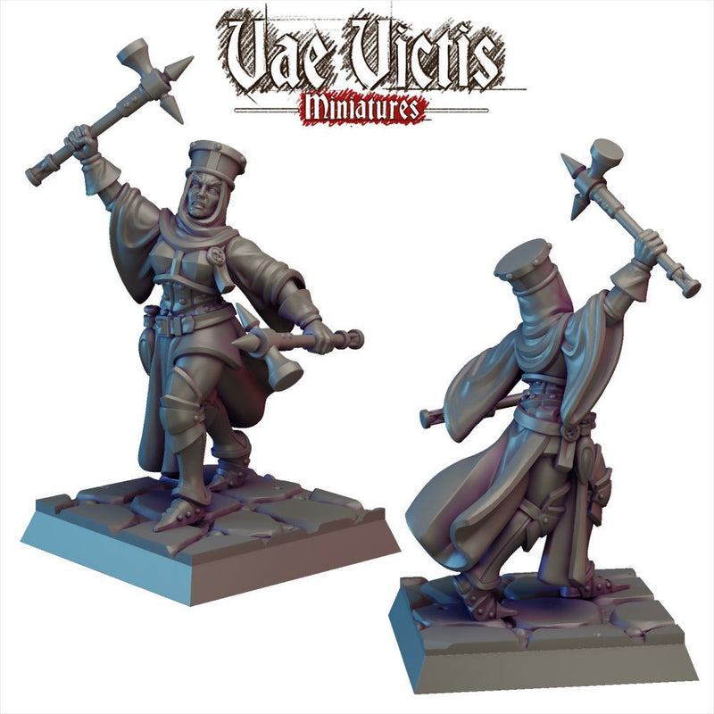 Warrior Nun – Vae Victis 3D printed tabletop miniature