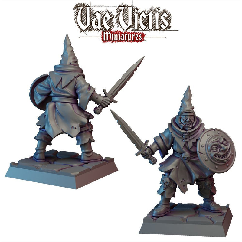 Cultists Vol.1 – 8 Mini Set – Vae Victis 3D printed tabletop miniature