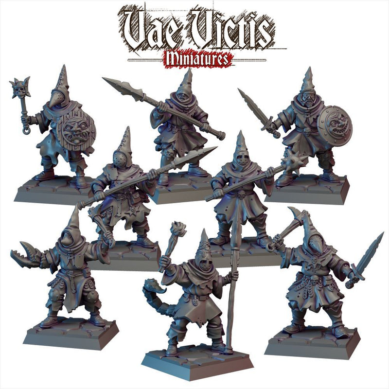 Cultists Vol.1 – 8 Mini Set – Vae Victis 3D printed tabletop miniature