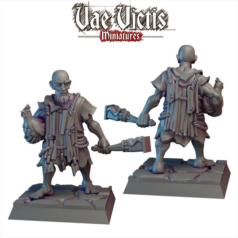 Old Man and His Chicken – Vae Victis 3D printed tabletop miniature