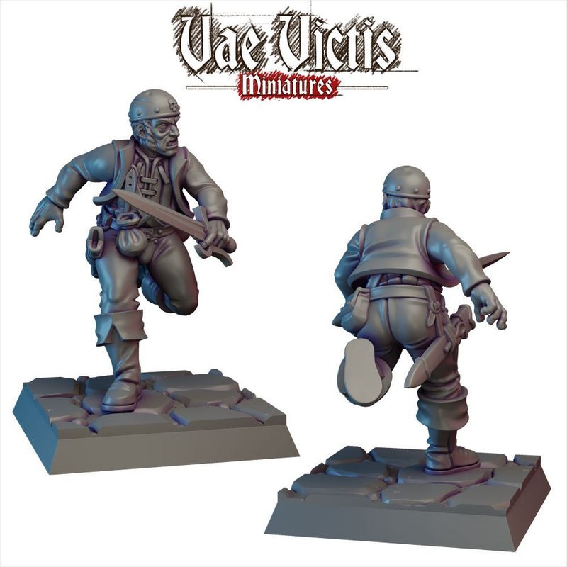 Human Mercenaries – 7 Mini Set – Vae Victis 3D printed tabletop miniature