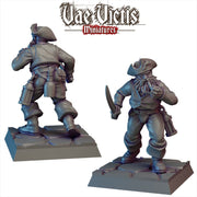 Human Mercenaries – 7 Mini Set – Vae Victis 3D printed tabletop miniature