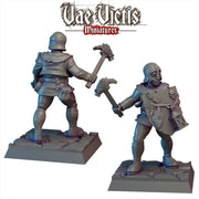 Human Mercenaries – 7 Mini Set – Vae Victis 3D printed tabletop miniature