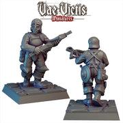 Human Mercenaries – 7 Mini Set – Vae Victis 3D printed tabletop miniature