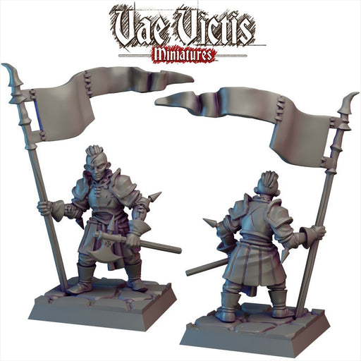 Flag Bearer Mercenary – Vae Victis 3D printed tabletop miniature