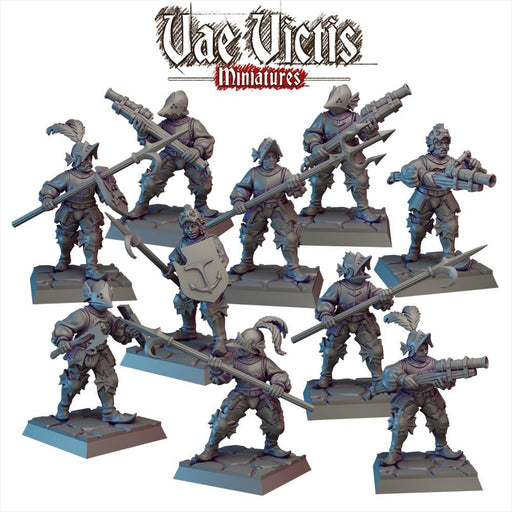 River Patrol – 10 Mini Set – Vae Victis 3D printed tabletop miniature
