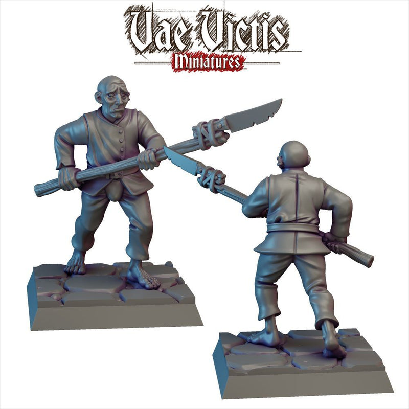 Angry Peasant #03 – Vae Victis 3D printed tabletop miniature