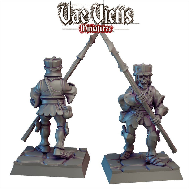 Reanimated Warriors – 10 Mini Set – Vae Victis 3D printed tabletop miniature