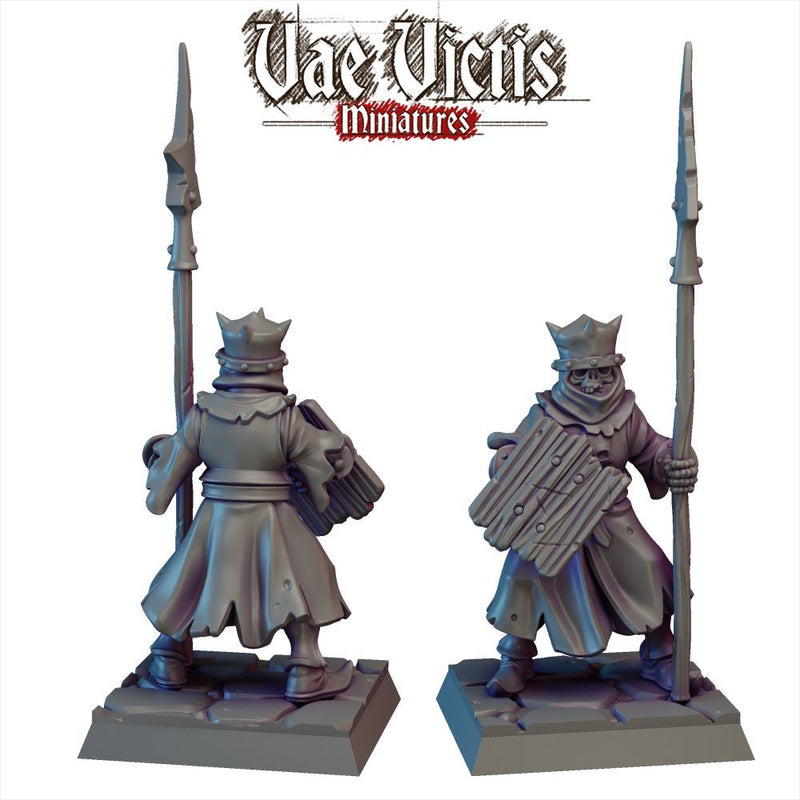 Reanimated Warriors – 10 Mini Set – Vae Victis 3D printed tabletop miniature