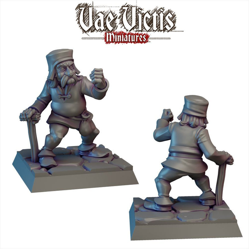 Angry Grandpa – Vae Victis 3D printed tabletop miniature