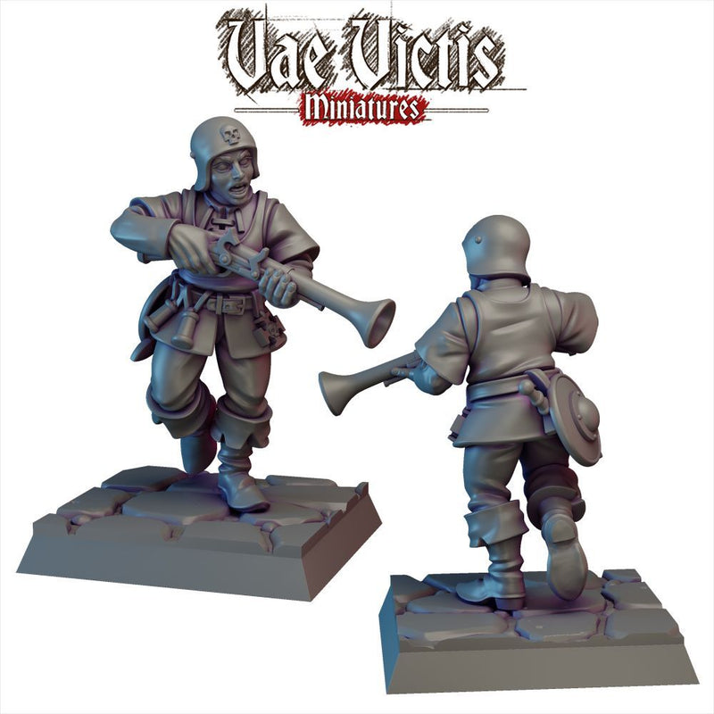 Woman Mercenaries – 5 Mini Set – Vae Victis 3D printed tabletop miniature