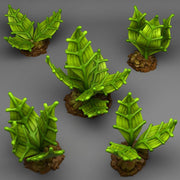 Alien Jungle Plants – Fantastic Plants & Rocks 3D printed scatter terrain