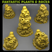 Mutant Anthill Towers – Fantastic Plants & Rocks 3D printed scatter terrain