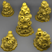 Mutant Anthill Towers – Fantastic Plants & Rocks 3D printed scatter terrain