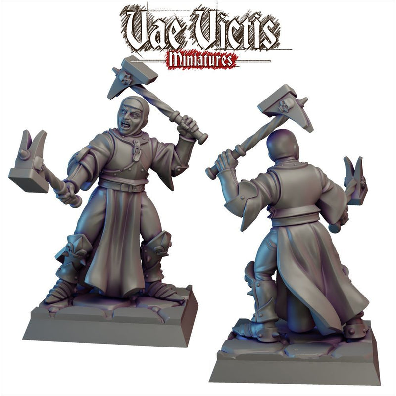 Zealous Nuns – 10 Mini Set – Vae Victis 3D printed tabletop miniature