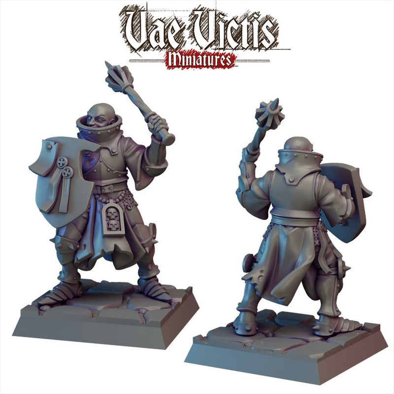 Zealous Nuns – 10 Mini Set – Vae Victis 3D printed tabletop miniature