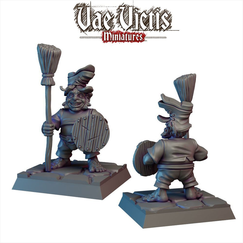 Halflings Vol.2 – 14 Mini Set – Vae Victis 3D printed tabletop miniature