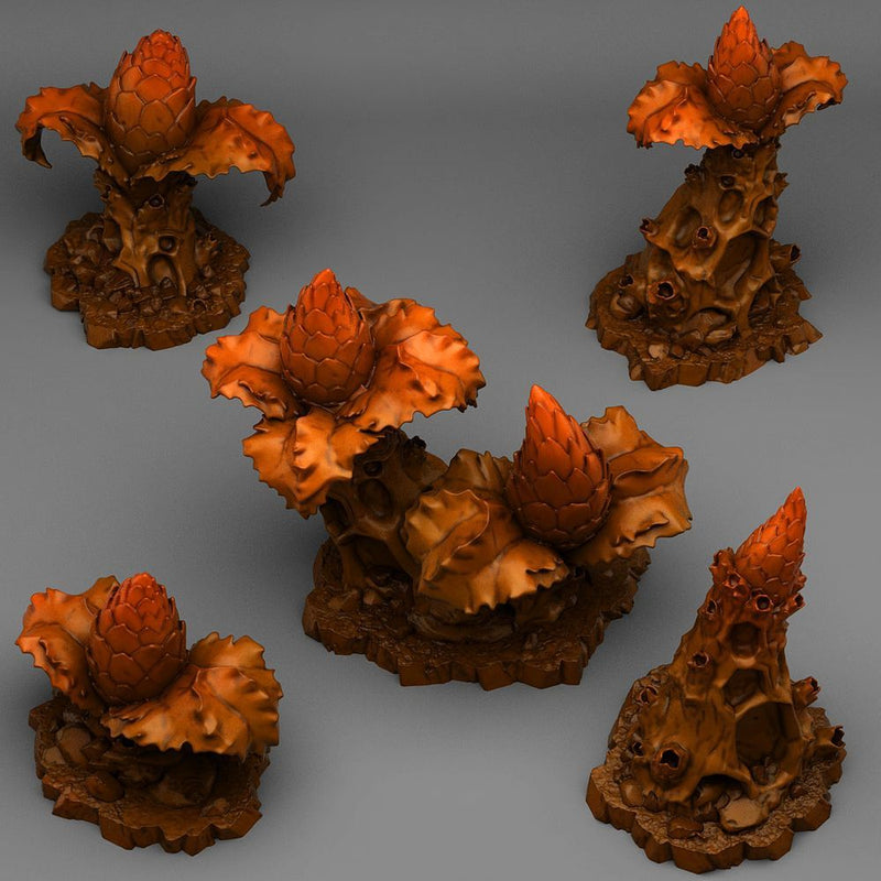 Coven Plants – Fantastic Plants & Rocks 3D printed scatter terrain