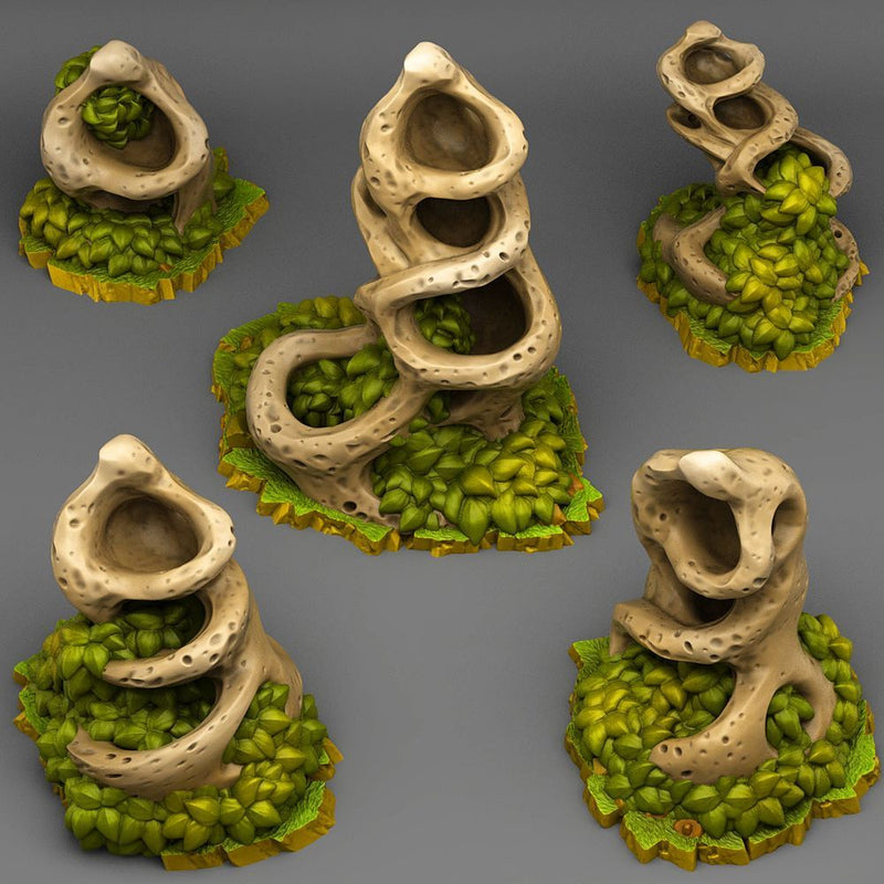 Elder Hollow Rocks – Fantastic Plants & Rocks 3D printed scatter terrain