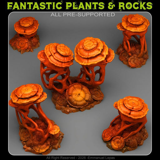 Underdark Mushrooms – Fantastic Plants & Rocks 3D printed scatter terrain