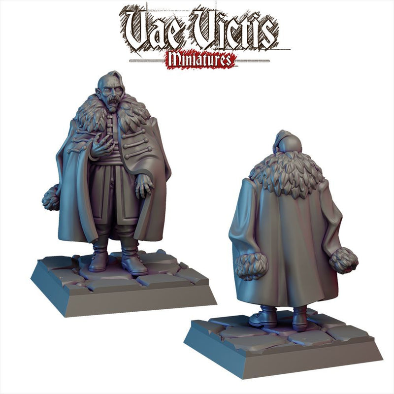 Cossack Leader / Vampire Lord – Vae Victis 3D printed tabletop miniature
