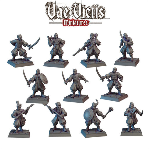 Fantasy Cossacks Vol.1 – 11 Mini Set – Vae Victis 3D printed tabletop miniature