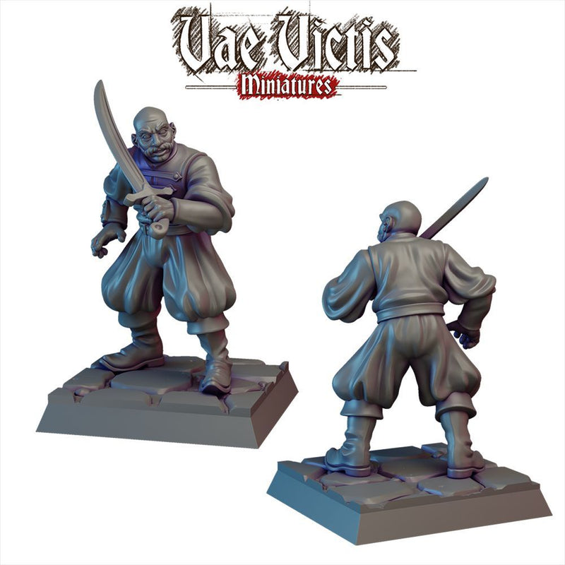Fantasy Cossack #04 (Vol.1) – Vae Victis 3D printed tabletop miniature