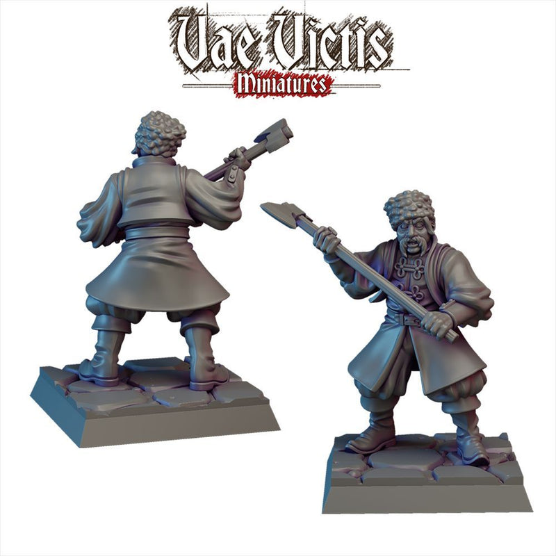 Fantasy Cossack #09 (Vol.1) – Vae Victis 3D printed tabletop miniature