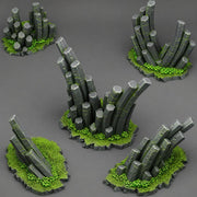 Emerald Monoliths – Fantastic Plants & Rocks 3D printed scatter terrain