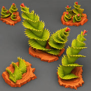 Martian Cactus – Fantastic Plants & Rocks 3D printed scatter terrain