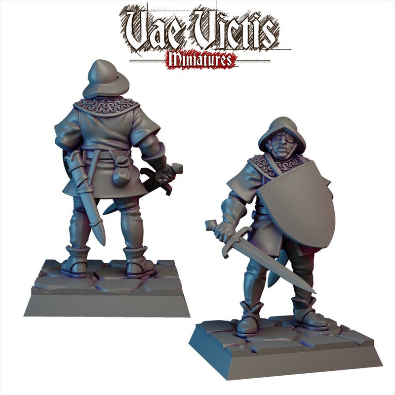 Bleak Company Vol.1 Soldiers – 10 Mini Set – Vae Victis 3D printed tabletop miniature