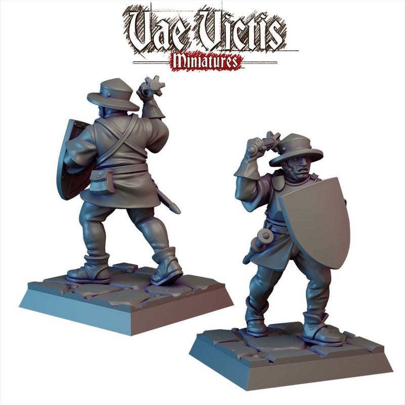 Bleak Company Vol.1 Soldiers – 10 Mini Set – Vae Victis 3D printed tabletop miniature
