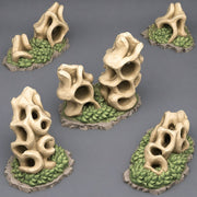 Elder Hollow Stones – Fantastic Plants & Rocks 3D printed scatter terrain