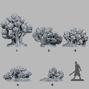 Rock Trees – Fantastic Plants & Rocks 3D printed scatter terrain