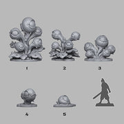 Mysterious Eye Plants – Fantastic Plants & Rocks 3D printed scatter terrain
