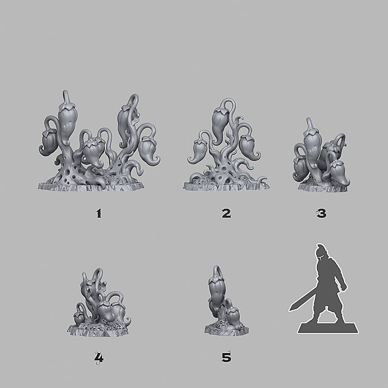 Toxic Peppers – Fantastic Plants & Rocks 3D printed scatter terrain