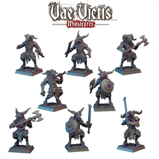 Beastwarriors – 8 Mini Set – Vae Victis 3D printed tabletop miniature