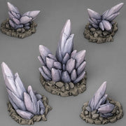 Void Crystals – Fantastic Plants & Rocks 3D printed scatter terrain