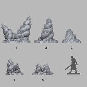 Underdark Cactus – Fantastic Plants & Rocks 3D printed scatter terrain