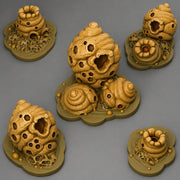 Toxic Swamp Hives – Fantastic Plants & Rocks 3D printed scatter terrain