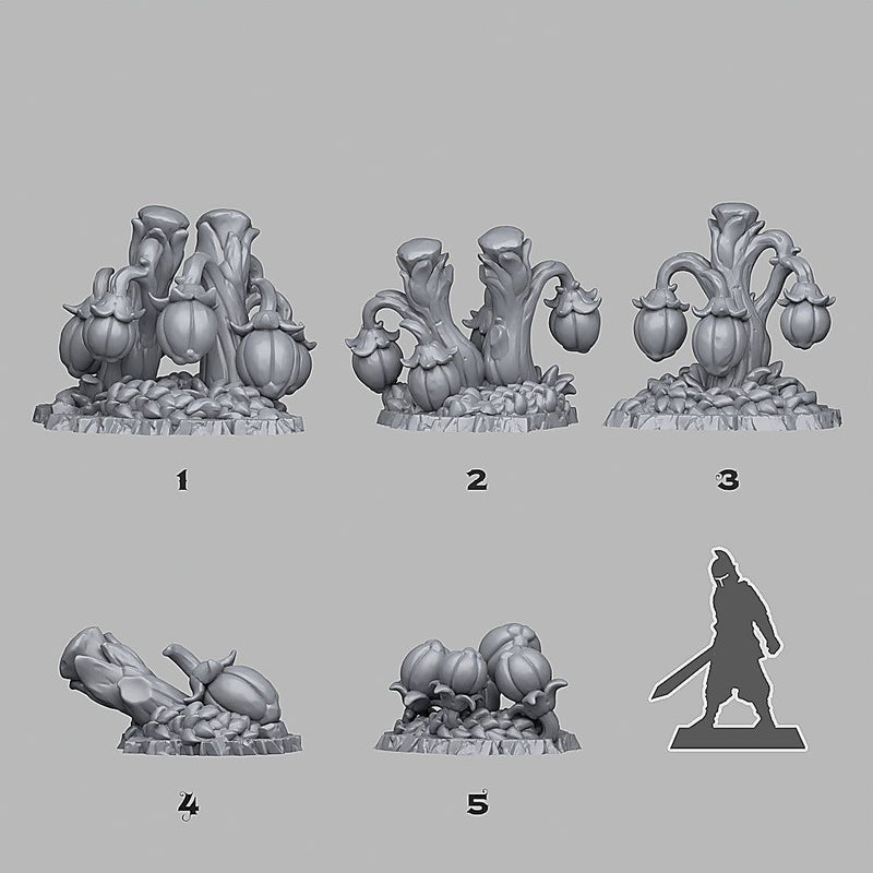 Giant Goblin Berries – Fantastic Plants & Rocks 3D printed scatter terrain