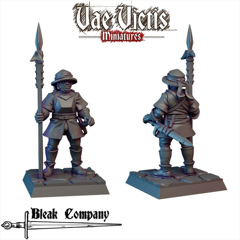 Bleak Company Soldiers – 13 Mini Set – Vae Victis 3D printed tabletop miniature
