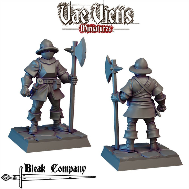 Bleak Company Soldiers – 13 Mini Set – Vae Victis 3D printed tabletop miniature
