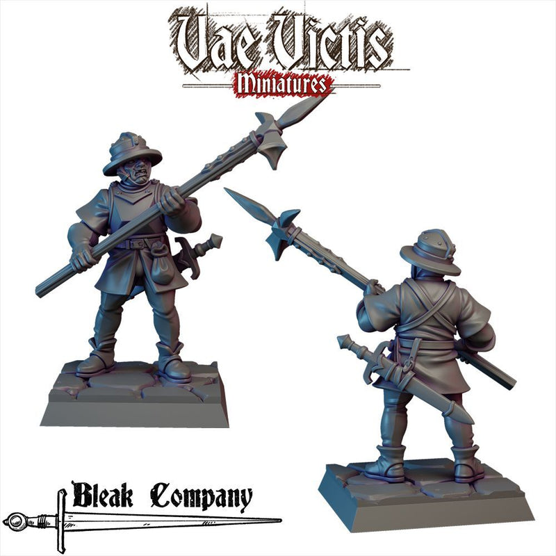 Bleak Company Advancing Spearman – Vae Victis 3D printed tabletop miniature